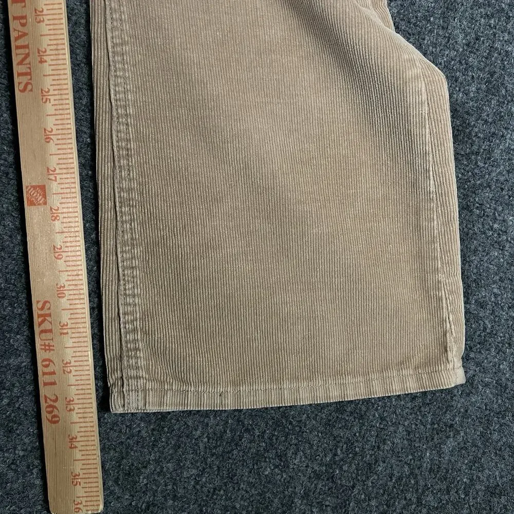 Levis 527 Low Boot Cut Corduroy Pants Mens 34x33 Brown Vintage Y2k Jeans